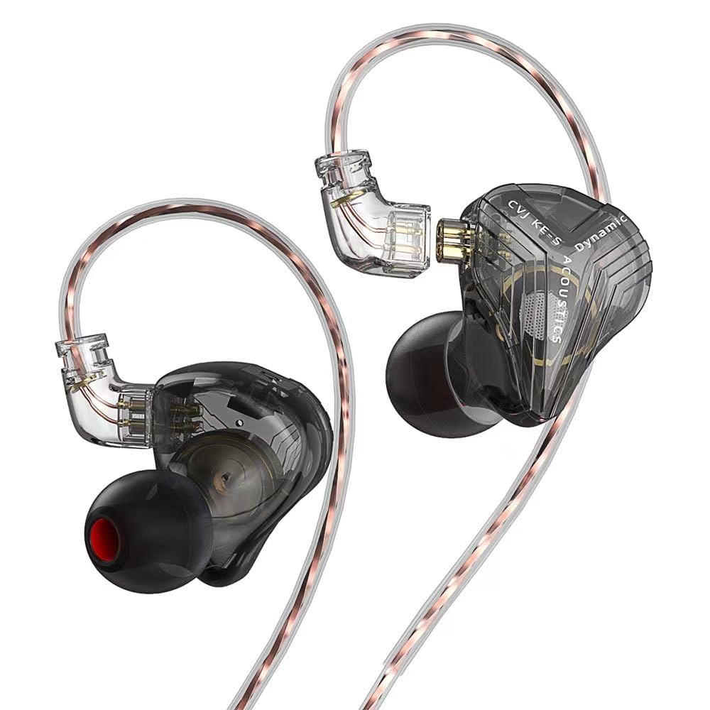 Amazon.co.jp: CVJ 潮鳴 有線イヤホン 耳掛け イヤモニ 2DD